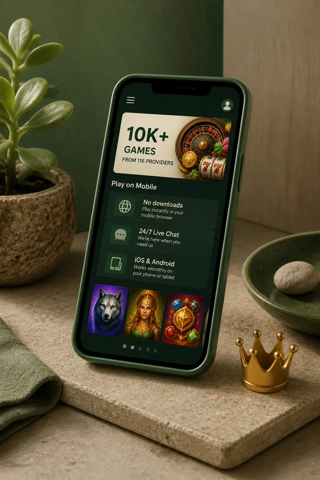 Golden Crown Casino App visual guide for Golden Crown Casino